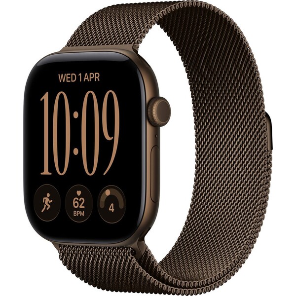 Apple-Watch-Series-12-42mm-Tmave-bronzovy-hlinik-s-tmave-bronzovym-milanskym-tahem