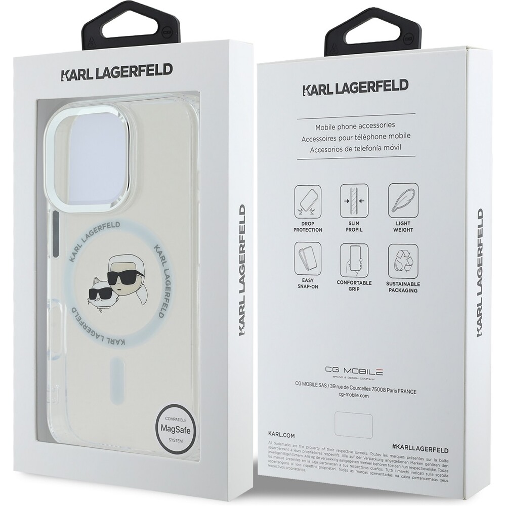 Karl-Lagerfeld-IML-K-CH-Heads-Metal-Frame-MagSafe-kryt-pro-iPhone-16-Pro-Max-ciry