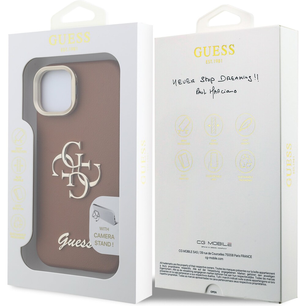 Guess-PU-Grained-4G-Logo-Stand-Camera-Frame-kryt-iPhone-14-hnedy