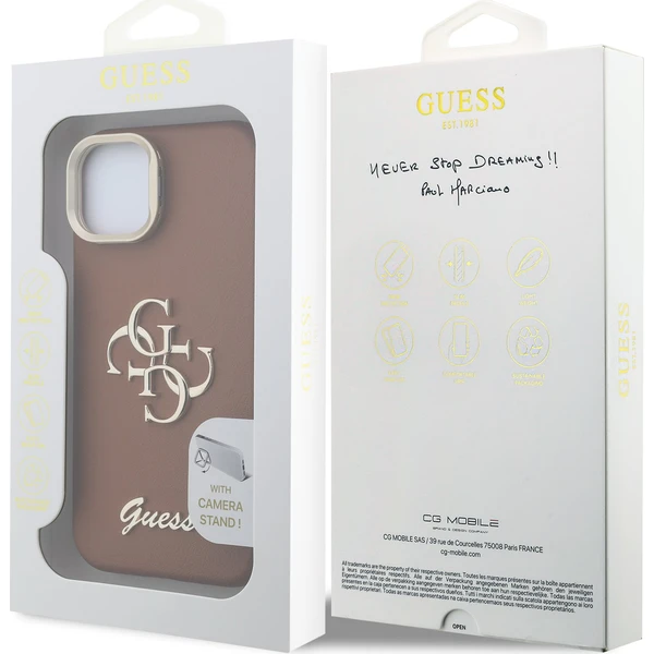 Guess-PU-Grained-4G-Logo-Stand-Camera-Frame-kryt-iPhone-14-hnedy