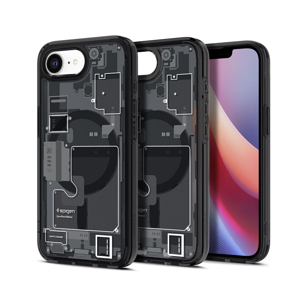 Spigen-Ultra-Hybrid-MagSafe-kryt-iPhone-17e-16e-zero-one-black
