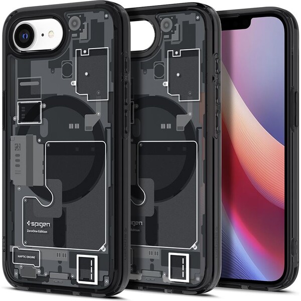 Spigen-Ultra-Hybrid-MagSafe-kryt-iPhone-17e-16e-zero-one-black