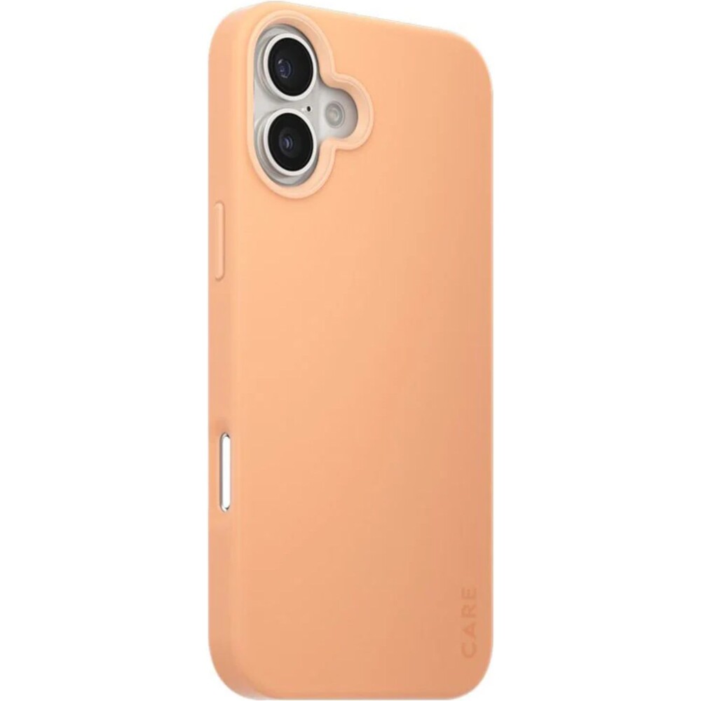 PanzerGlass-CARE-kryt-Apple-iPhone-16-Plus-MagSafe-Fearlessly-broskvovy