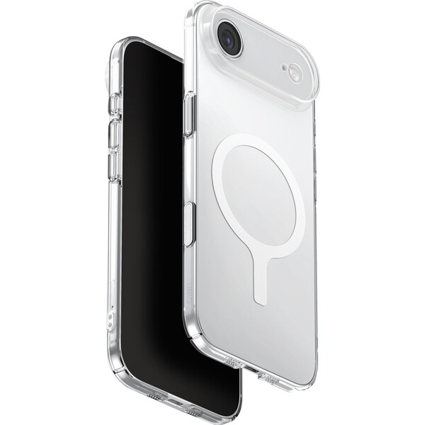 UNIQ-Airsuit-MagClick-MagSafe-kryt-iPhone-Air-Glossy-Clear-White