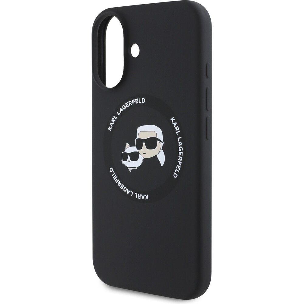 Karl-Lagerfeld-Liquid-Silicone-K-CH-Heads-MagSafe-kryt-pro-iPhone-16-cerny
