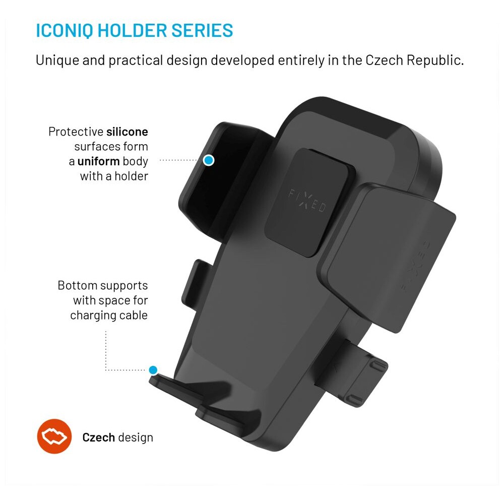 FIXED-Iconiq-Vent-univerzalni-drzak-do-auta-s-uchytem-na-ventilacni-mrizku-cerny