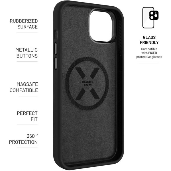 FIXED-MagFlow-kryt-s-podporou-Magsafe-Apple-iPhone-15-cerny