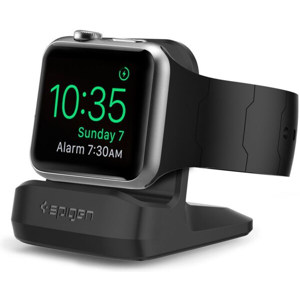 Spigen-S350-nocni-stojanek-Apple-Watch-cerny