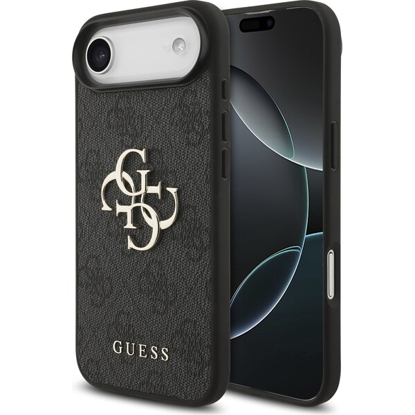 Guess-PU-4G-Metal-Logo-kryt-iPhone-Air-sedy