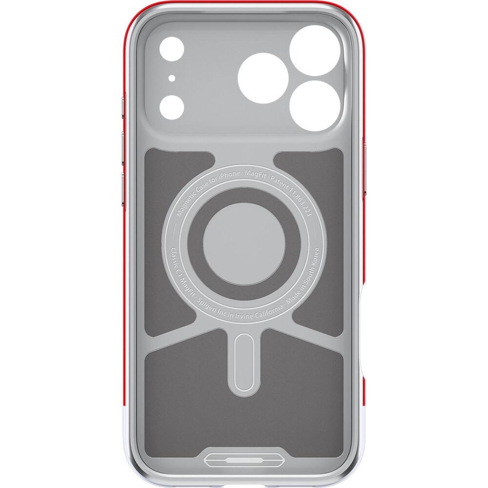 Spigen-Classic-C1-MagSafe-kryt-iPhone-17-Pro-Max-ruby