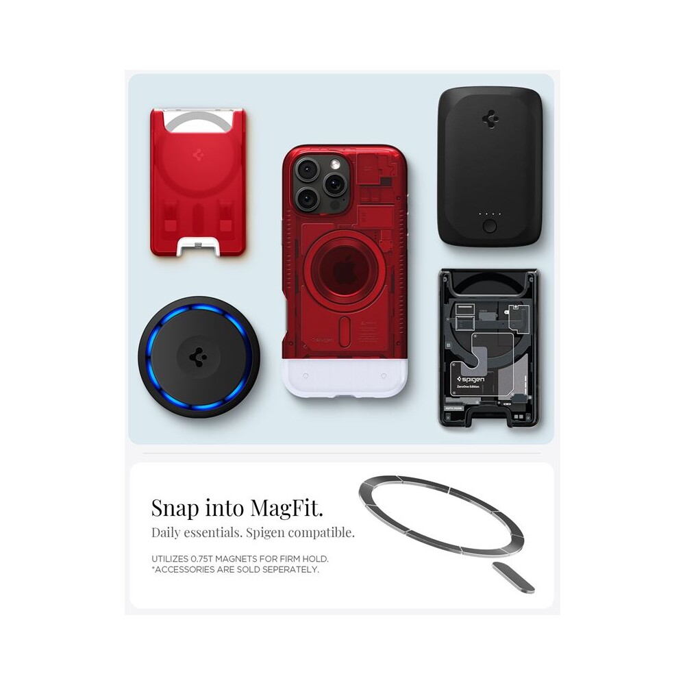 Spigen-Classic-C1-MagSafe-kryt-iPhone-16-Pro-Max-ruby