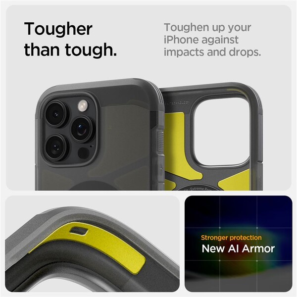 Spigen-Tough-Armor-MagSafe-kryt-iPhone-16-Pro-Max-frost-black