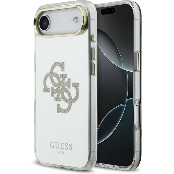 Guess-PC-TPU-Mirror-4G-Glitter-Logo-MagSafe-kryt-iPhone-Air-zlaty