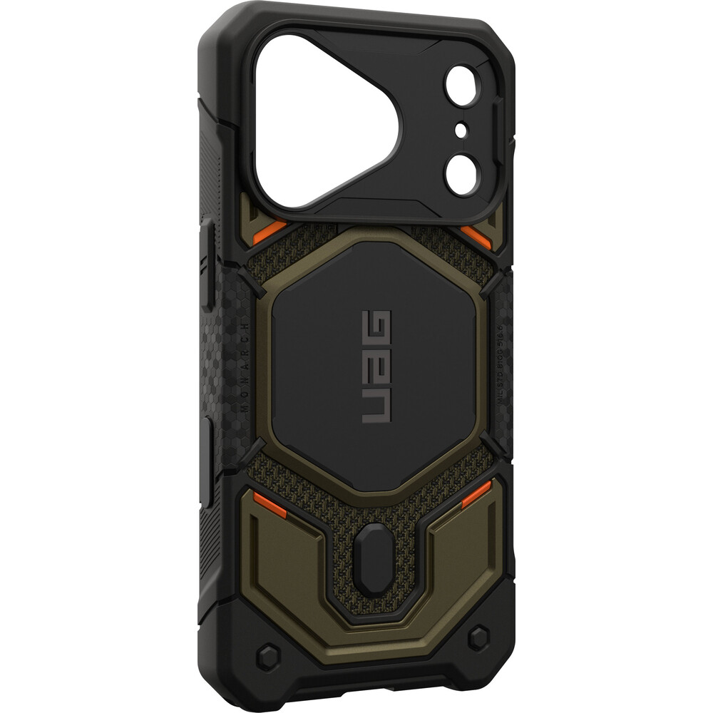 UAG-Monarch-Pro-MagSafe-Kevlar-kryt-iPhone-18-Pro-17-Pro-zeleny