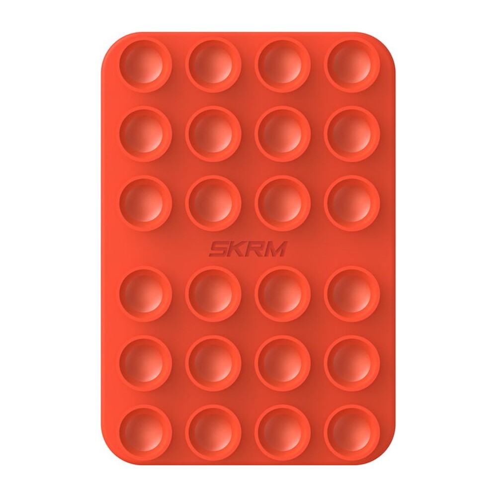 SKINARMA-STAX-MagSafe-magneticky-drzak-s-prisavkami-tmave-oranzovy