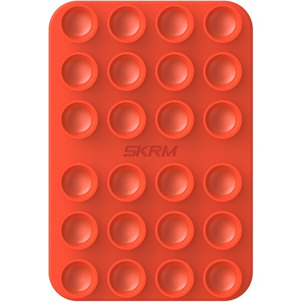 SKINARMA-STAX-MagSafe-magneticky-drzak-s-prisavkami-tmave-oranzovy