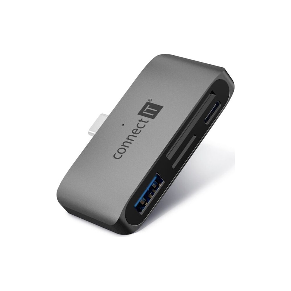 CONNECT-IT-CompactPRO-externi-USB-C-hub-s-cteckou-karet
