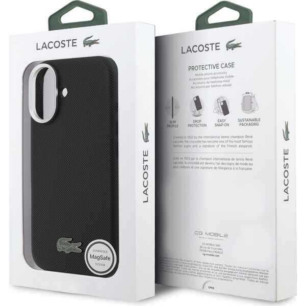 Lacoste-PVC-Iconic-Petit-Pique-Metal-Logo-MagSafe-kryt-iPhone-17-cerny
