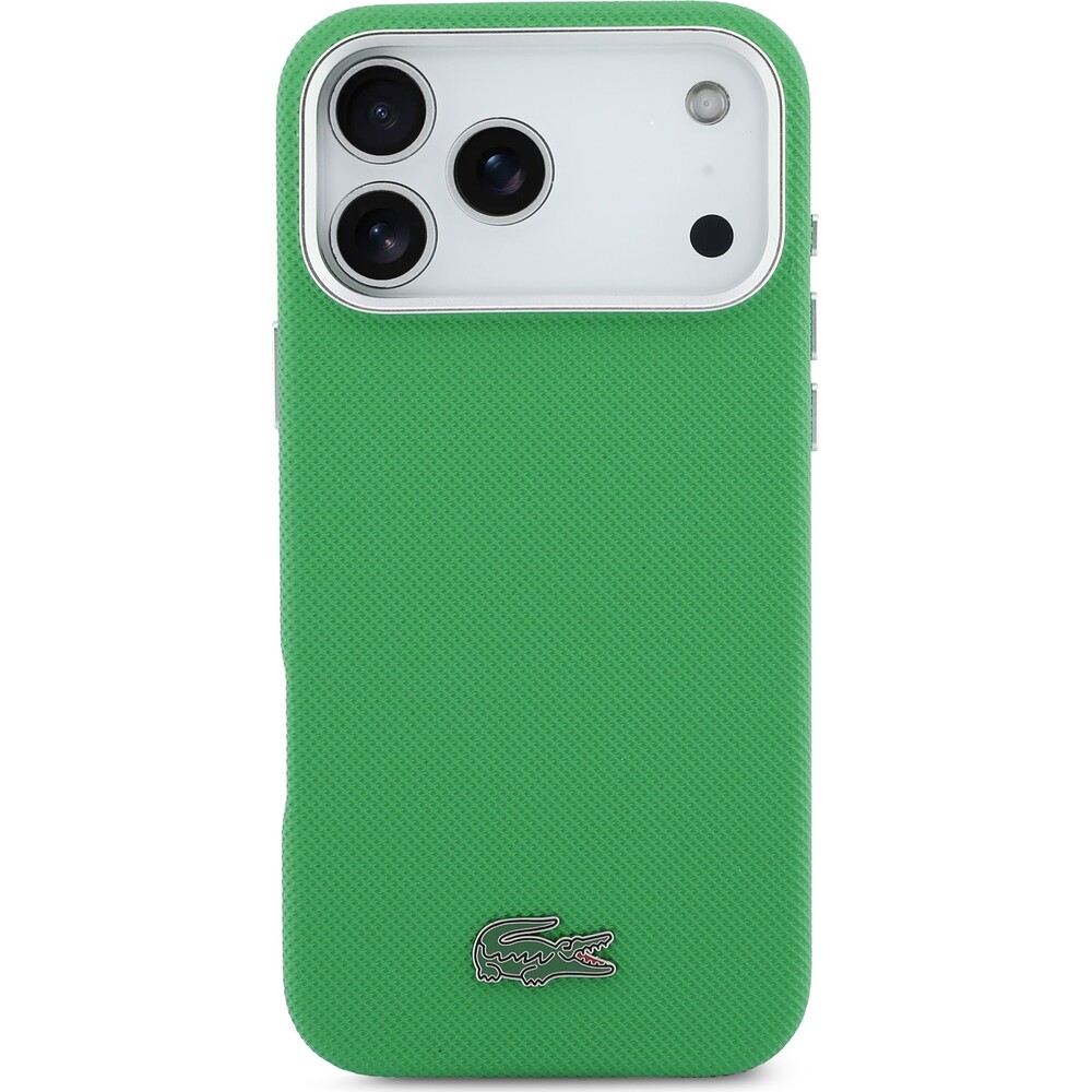 Lacoste-PVC-Iconic-Petit-Pique-Metal-Logo-MagSafe-kryt-iPhone-17-Pro-Max-zeleny