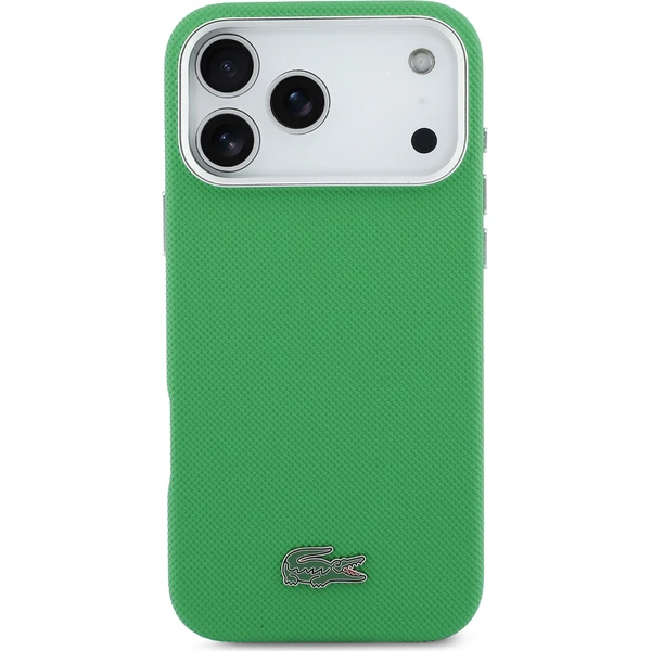 Lacoste-PVC-Iconic-Petit-Pique-Metal-Logo-MagSafe-kryt-iPhone-17-Pro-Max-zeleny