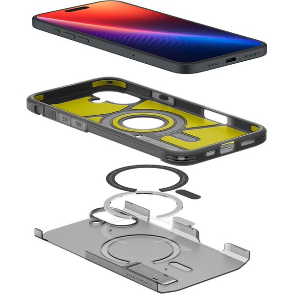 Spigen-Tough-Armor-MagSafe-kryt-iPhone-16-frost-black