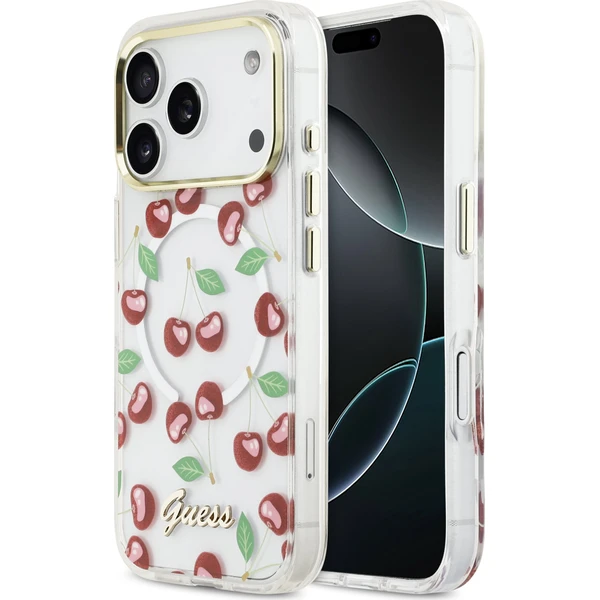 Guess-IML-Glitter-Cherry-MagSafe-kryt-iPhone-17-Pro
