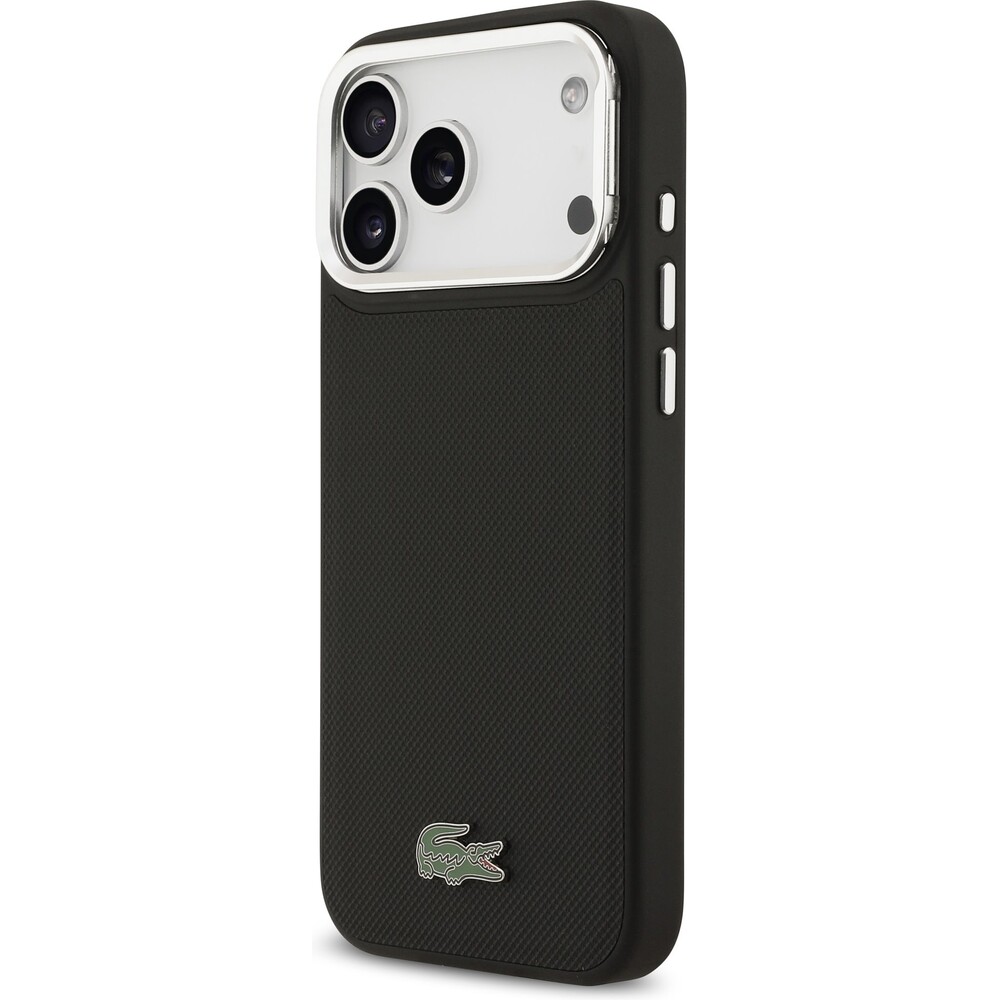Lacoste-Iconic-Petit-Pique-Camera-Stand-MagSafe-kryt-iPhone-17-Pro-Max-cerny