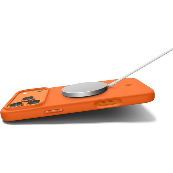 Spigen-Silicone-Fit-MagSafe-kryt-iPhone-17-Pro-cosmic-orange