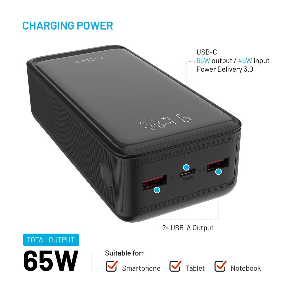 FIXED-Zen2-30-Plus-powerbanka-s-LCD-displejem-a-PD-65W-30-000-mAh-cerna