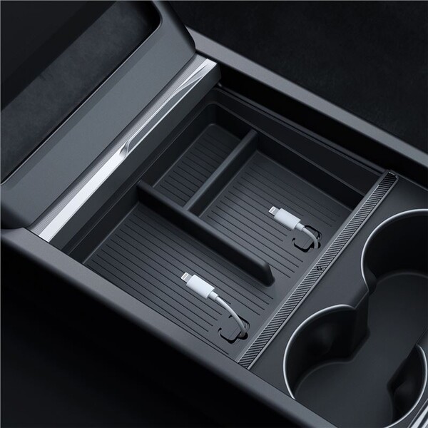 Spigen-Console-Organizer-Bottom-organizer-Tesla-Model-3-2024-cerny