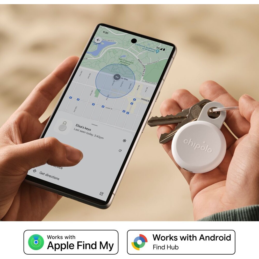 Chipolo-LOOP-Bluetooth-lokator-bily