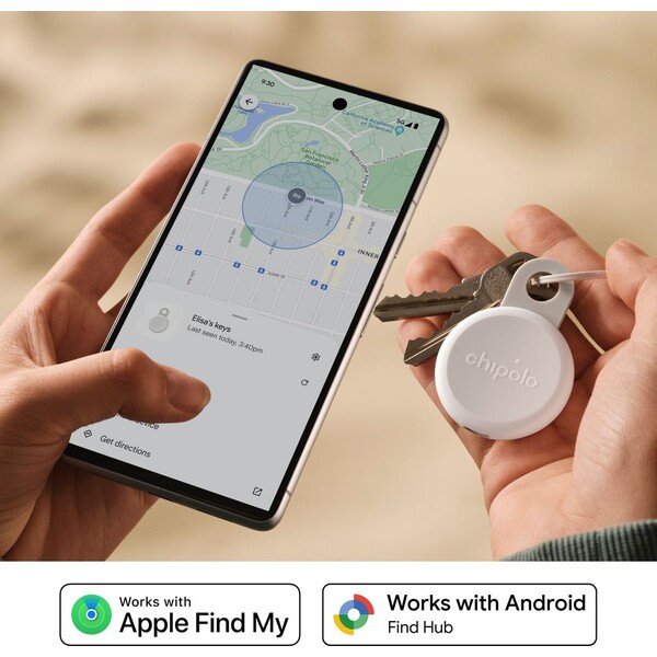 Chipolo-LOOP-Bluetooth-lokator-bily