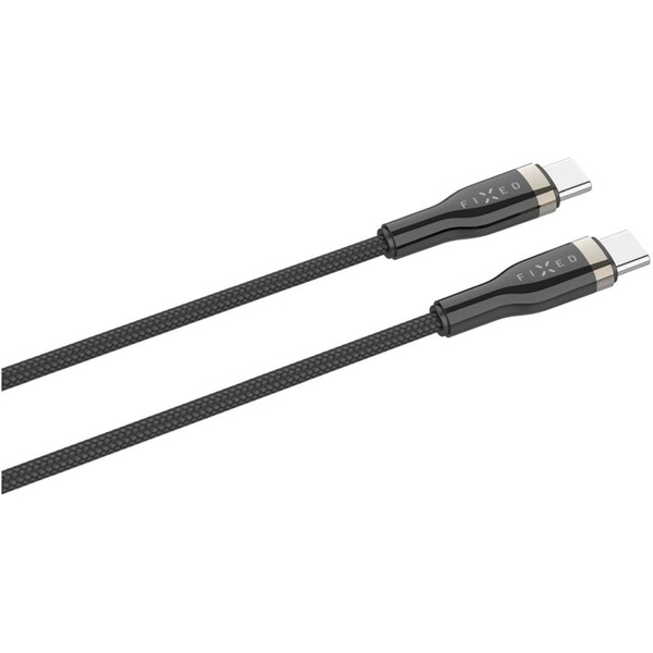 FIXED-USB-C-USB-C-napajeci-kabel-100W-2m-cerny