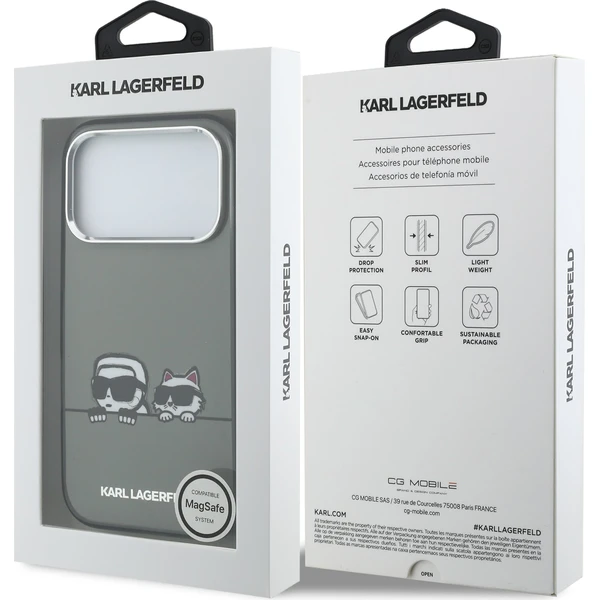 Karl-Lagerfeld-IML-K-CH-Heads-Logo-MagSafe-kryt-iPhone-17-Pro-Max-cerny