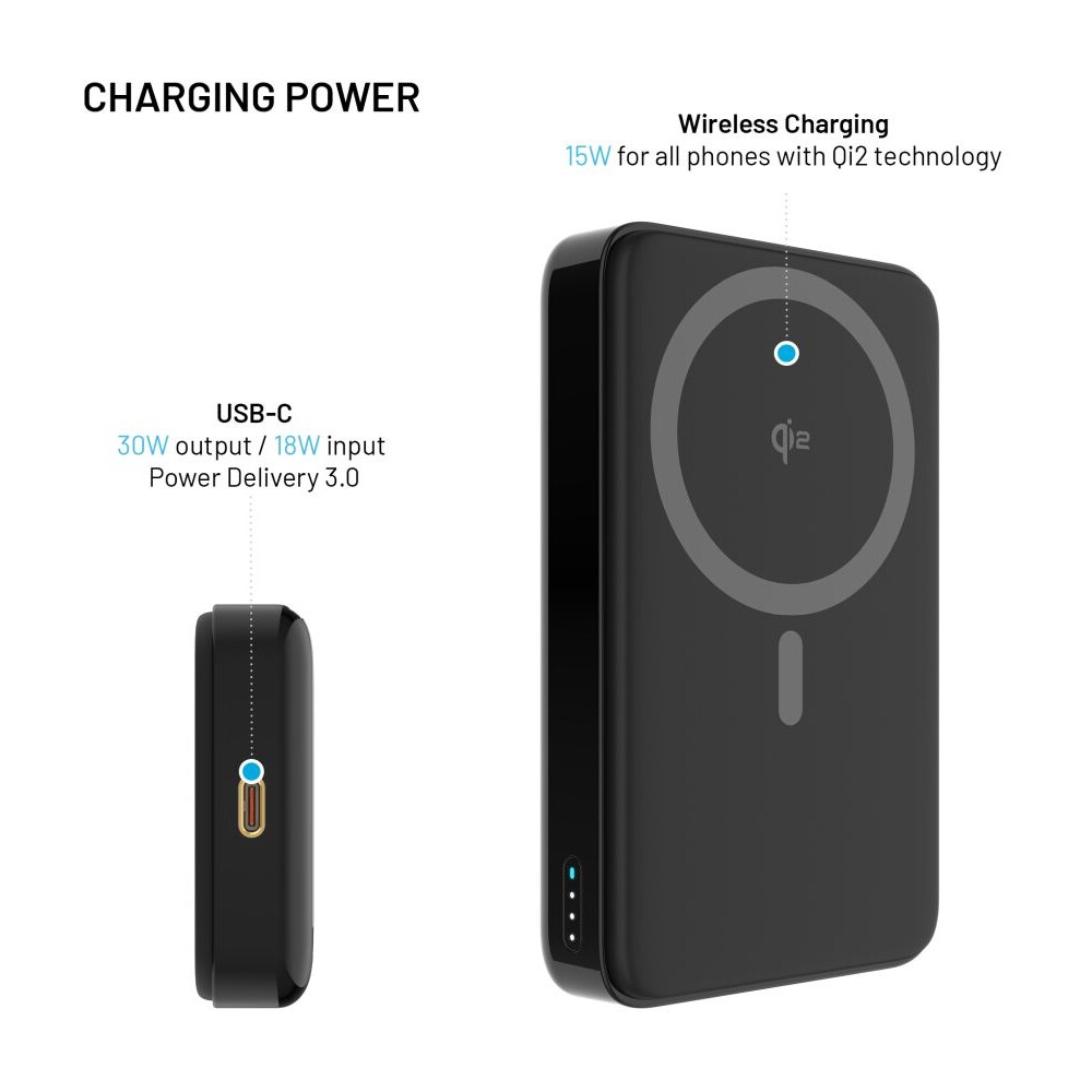 FIXED-MagZen-10-Pro-Qi2-MagSafe-powerbanka-10000mAh-15W-cerna