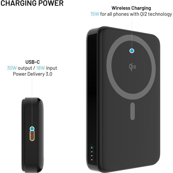 FIXED-MagZen-10-Pro-Qi2-MagSafe-powerbanka-10000mAh-15W-cerna