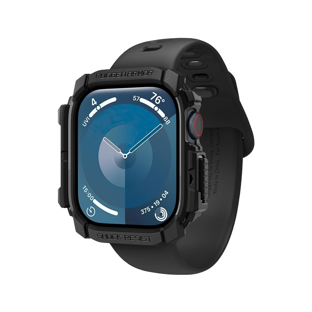 Spigen-Rugged-Armor-kryt-pro-Apple-Watch-10-11-42mm-matne-cerny