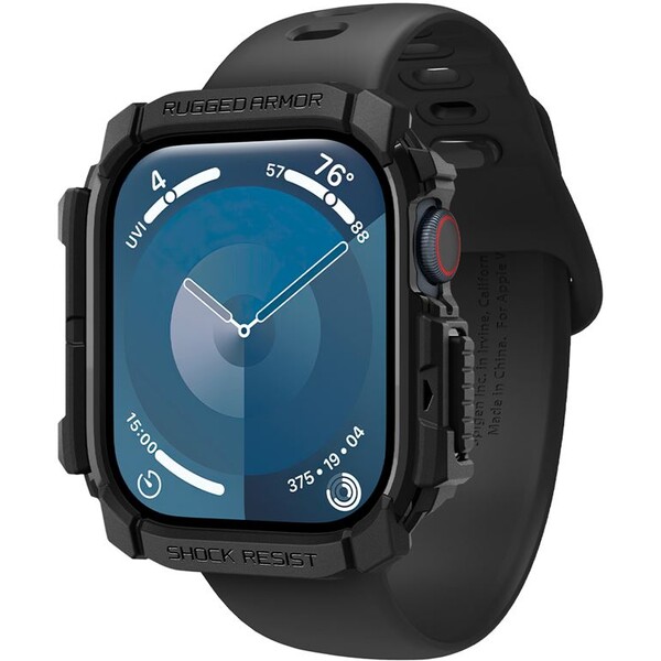 Spigen-Rugged-Armor-kryt-pro-Apple-Watch-10-11-42mm-matne-cerny