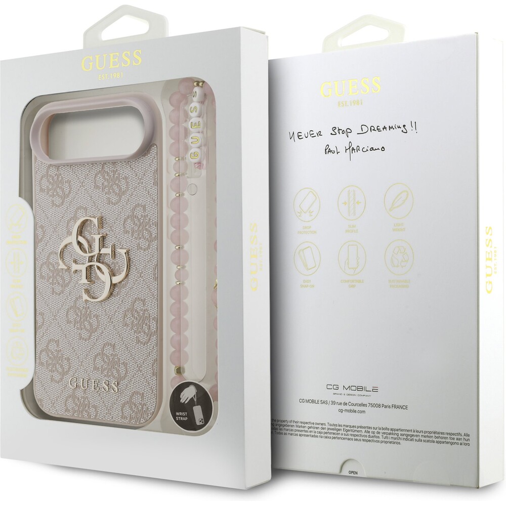 Guess-PU-4G-Metal-Logo-Strap-kryt-iPhone-Air-ruzovy