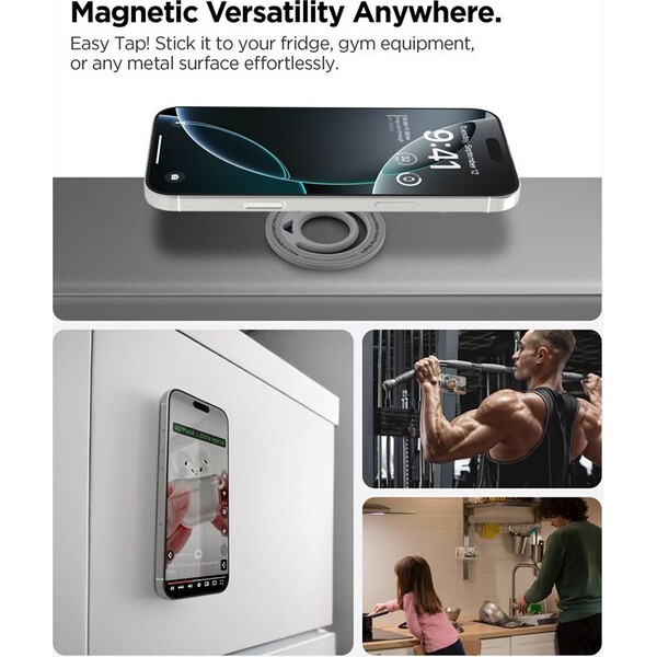 Spigen-Dual-Pop-MagSafe-Holder-drzak-na-telefon-sedy