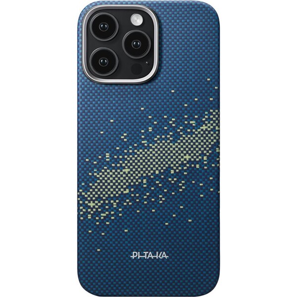 Pitaka-Ultra-Slim-Case-MagSafe-kryt-iPhone-16-Pro-Milky-Way-galaxy-PitaTap-