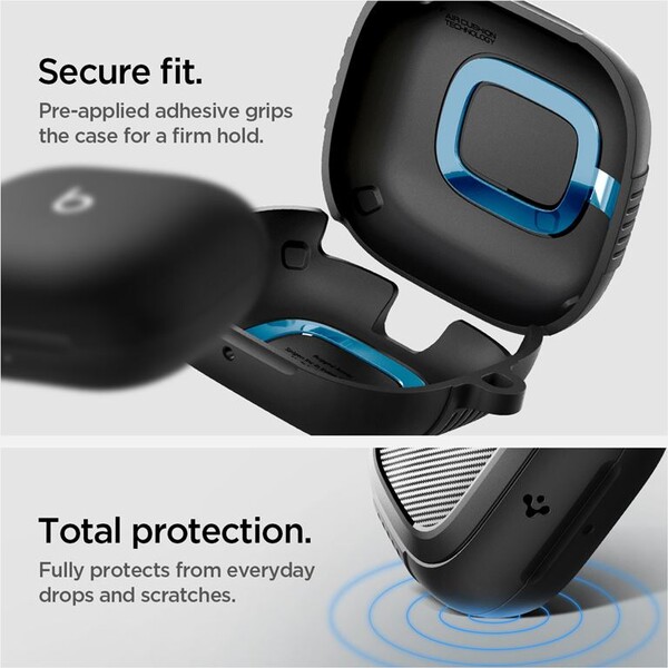Spigen-Rugged-Armor-pouzdro-Apple-Powerbeats-Pro-2-cerne