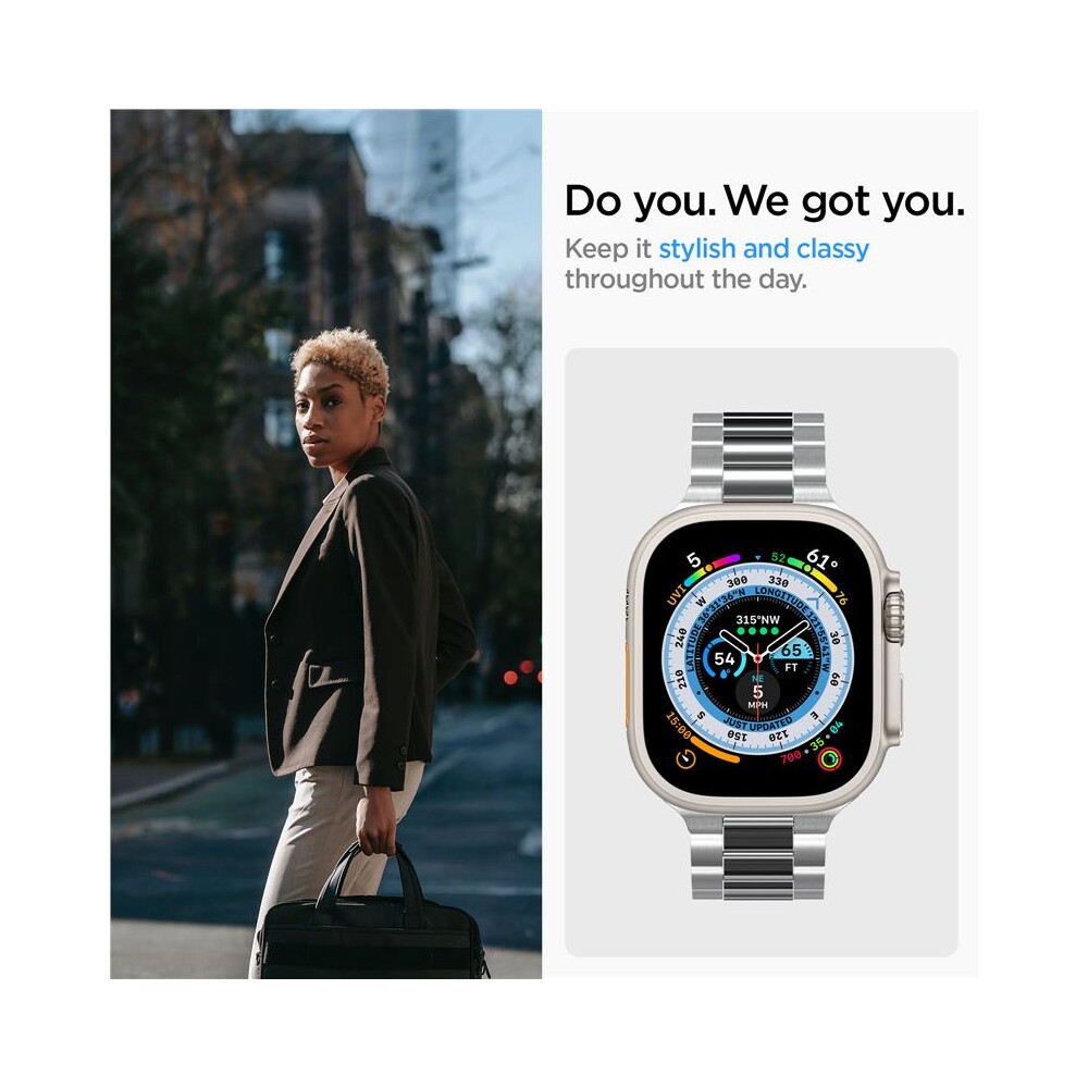 Spigen-Modern-Fit-316L-reminek-Apple-Watch-49-45-44-42mm-stribrny