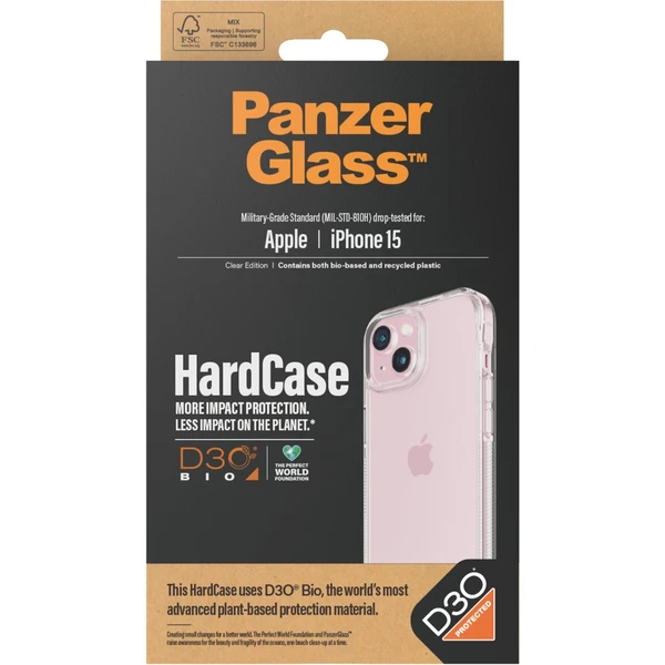 PanzerGlass HardCase D3O Apple iPhone 15 - Pouzdra - Obrázek 55TS100501