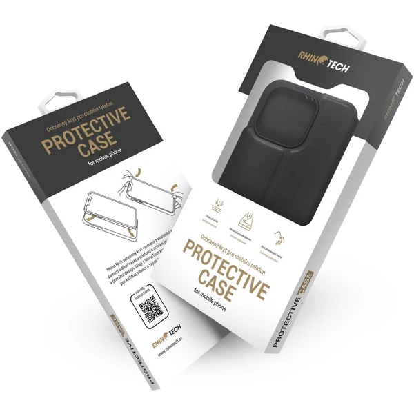 RhinoTech flipové pouzdro Eco Case pro Apple iPhone 14 černé - Pouzdra - Obrázek 55X7000701