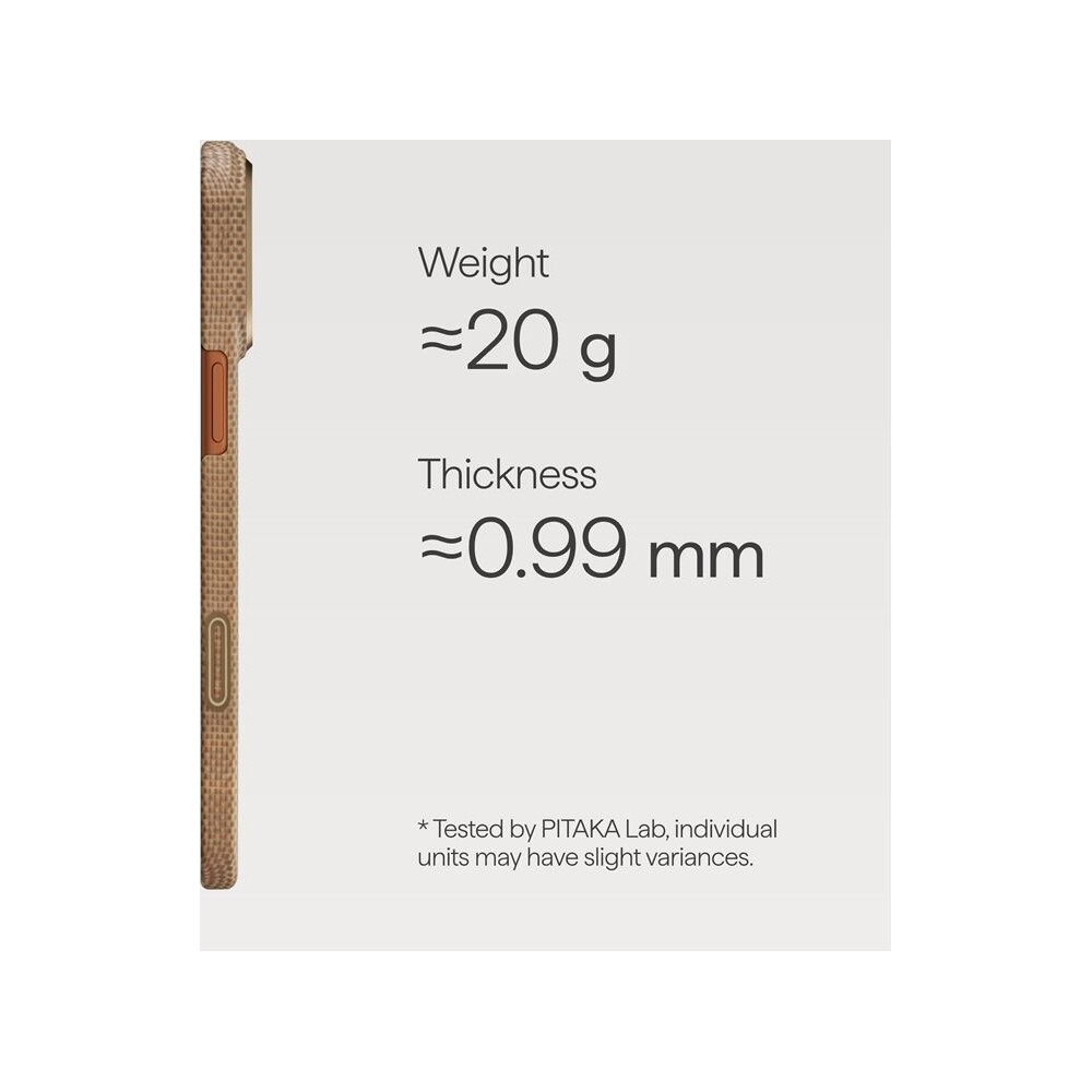 Pitaka-Ultra-Slim-Case-MagSafe-kryt-iPhone-17-Pro-Golden-Glint