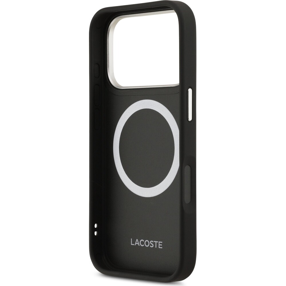 Lacoste-PU-Leather-Champs-Elysees-MagSafe-kryt-iPhone-17-Pro-cerny