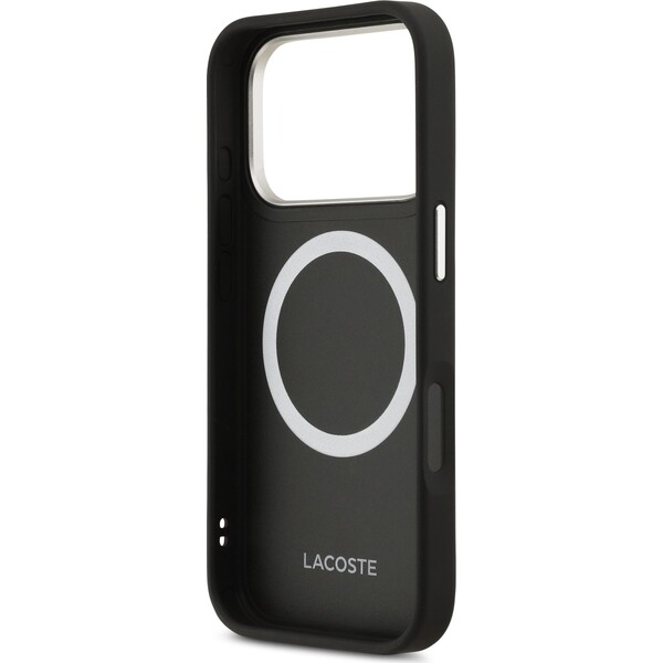 Lacoste-PU-Leather-Champs-Elysees-MagSafe-kryt-iPhone-17-Pro-cerny