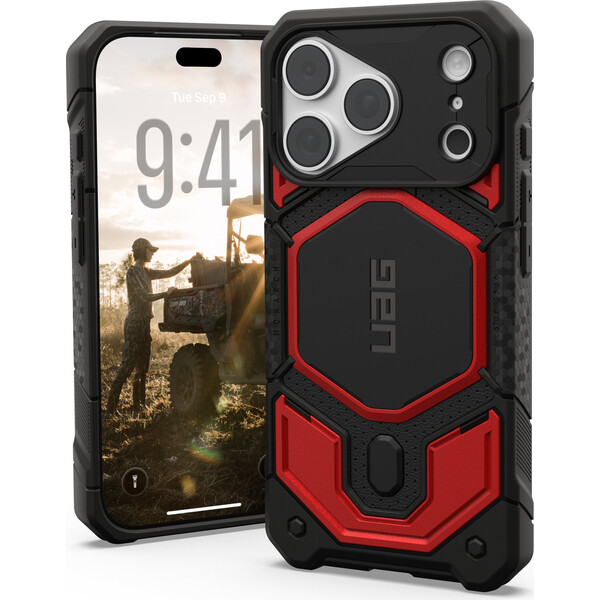 UAG-Monarch-Pro-MagSafe-kryt-iPhone-18-Pro-17-Pro-cerny-cerveny