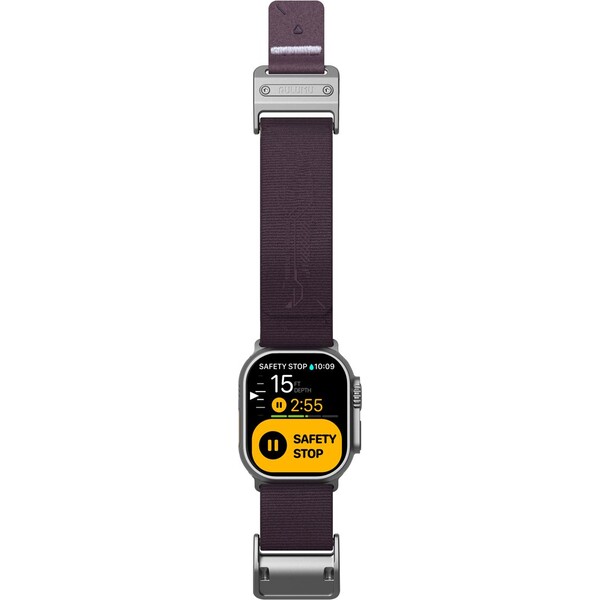 Aulumu-A11-Mag-Buckle-Slim-reminek-Apple-Watch-49-46-45-44-42mm-Silver-Buckle-Might-Purple-Strap